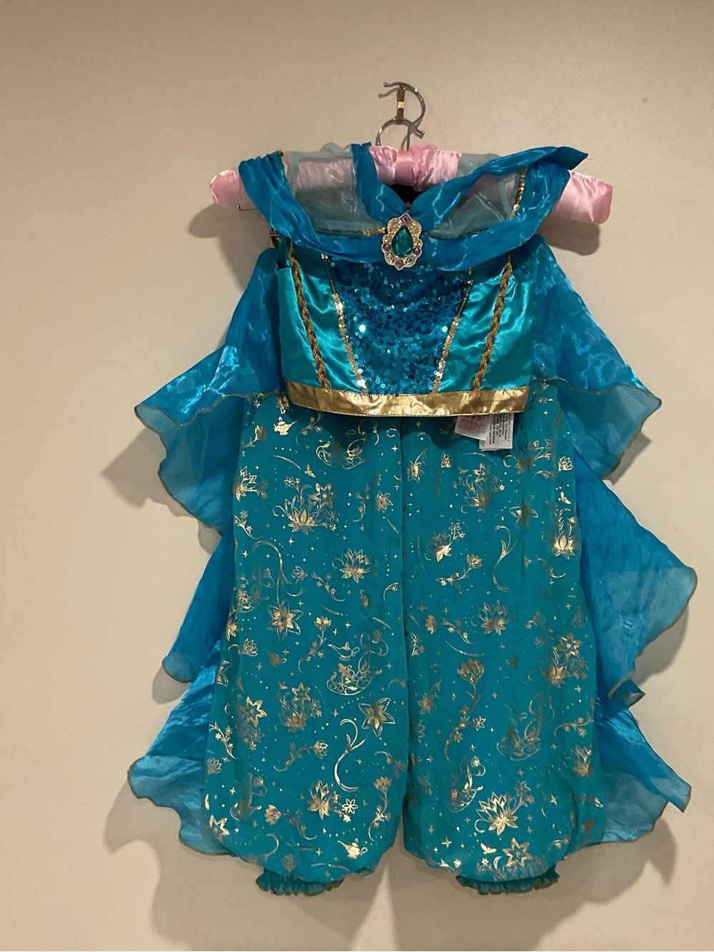 Disney Princess Jasmine Turquoise and Gold Princess Costume